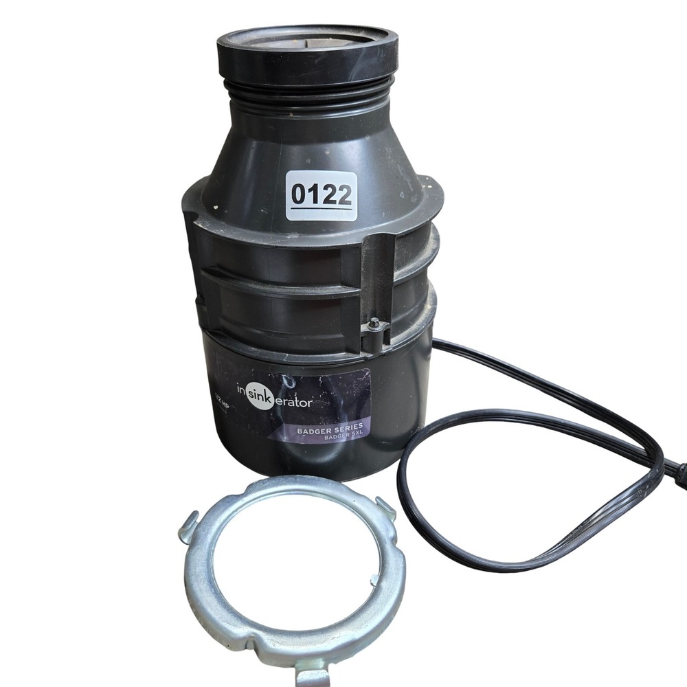 InSinkErator Badger 5XL 1/2 HP Food Waste Garbage Disposal Unit with Power Cord